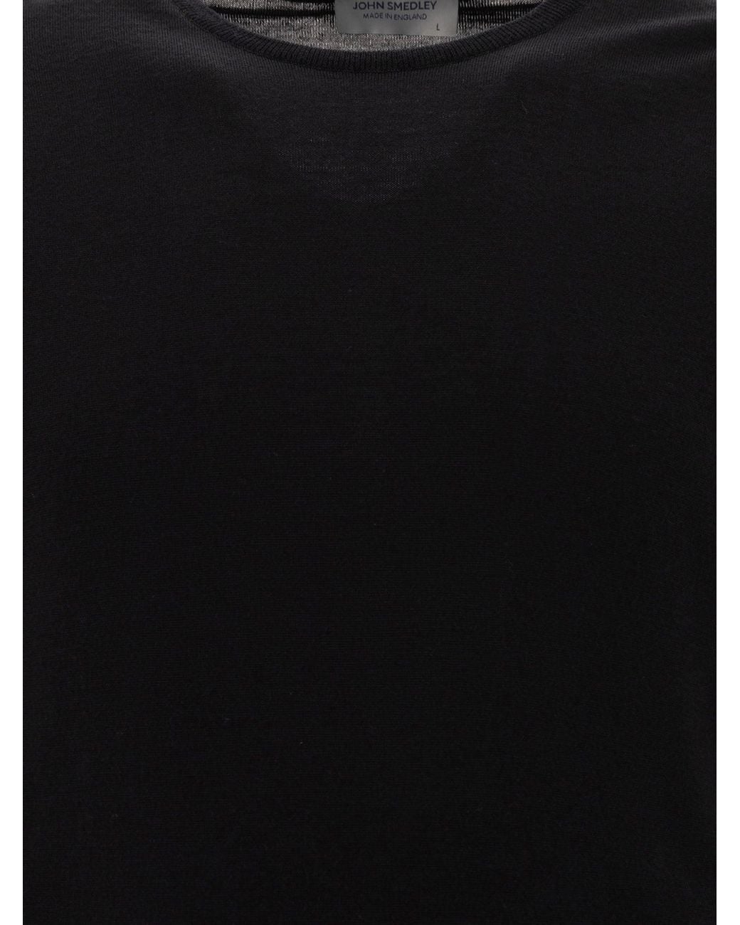 John Smedley Black Lundy Knitwear for men