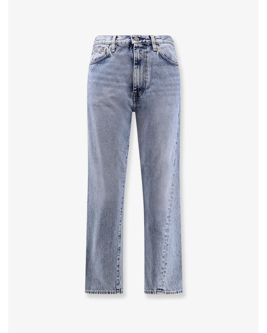Totême Blue Twisted Seam Organic Cotton Jeans