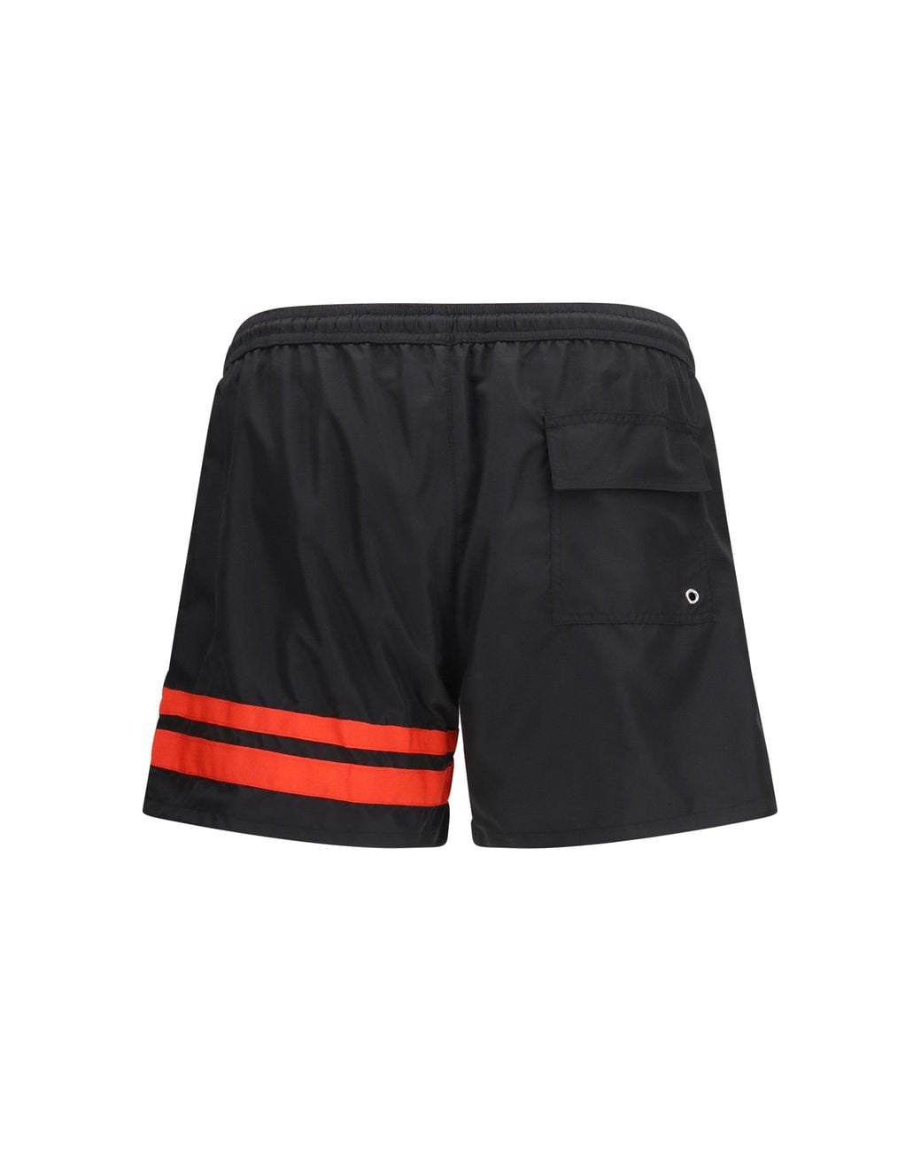 Gcds Black Logo Swim Shorts for men