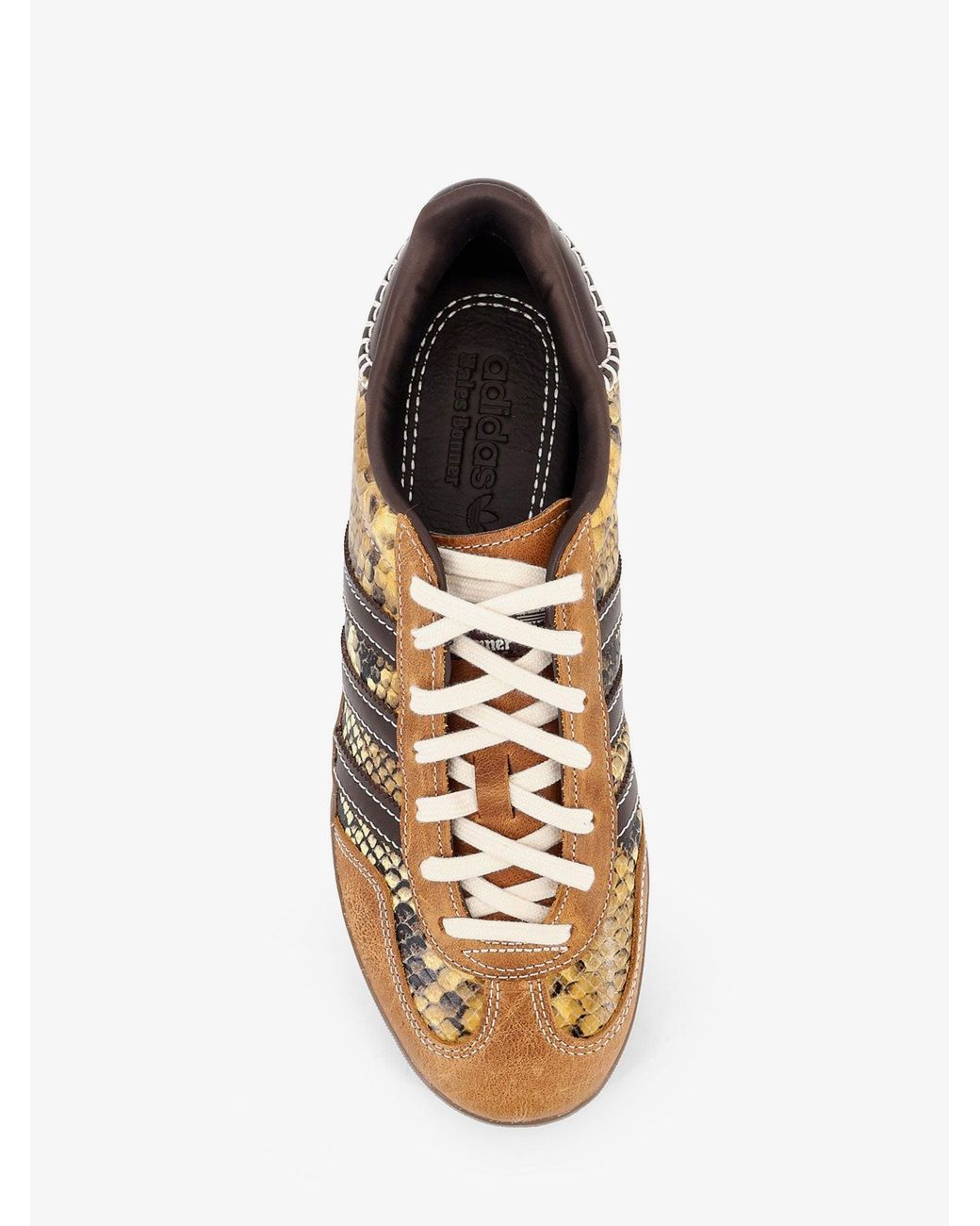 Adidas Brown Sneakers Gazelle Snake Leather
