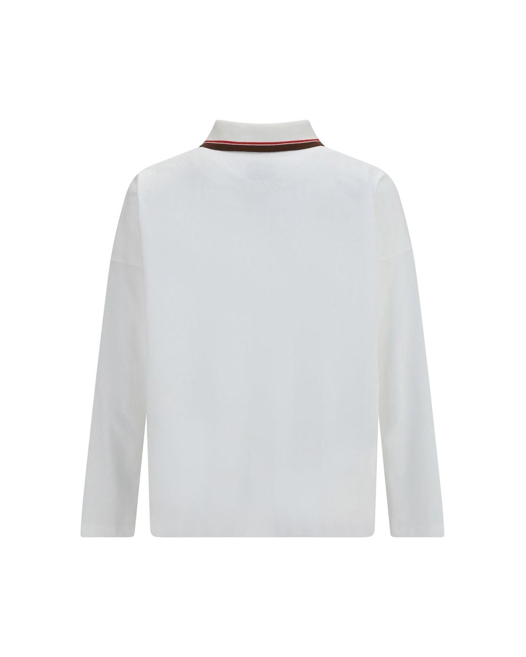 Vivienne Westwood White Oversized Long-Sleeve Polo for men