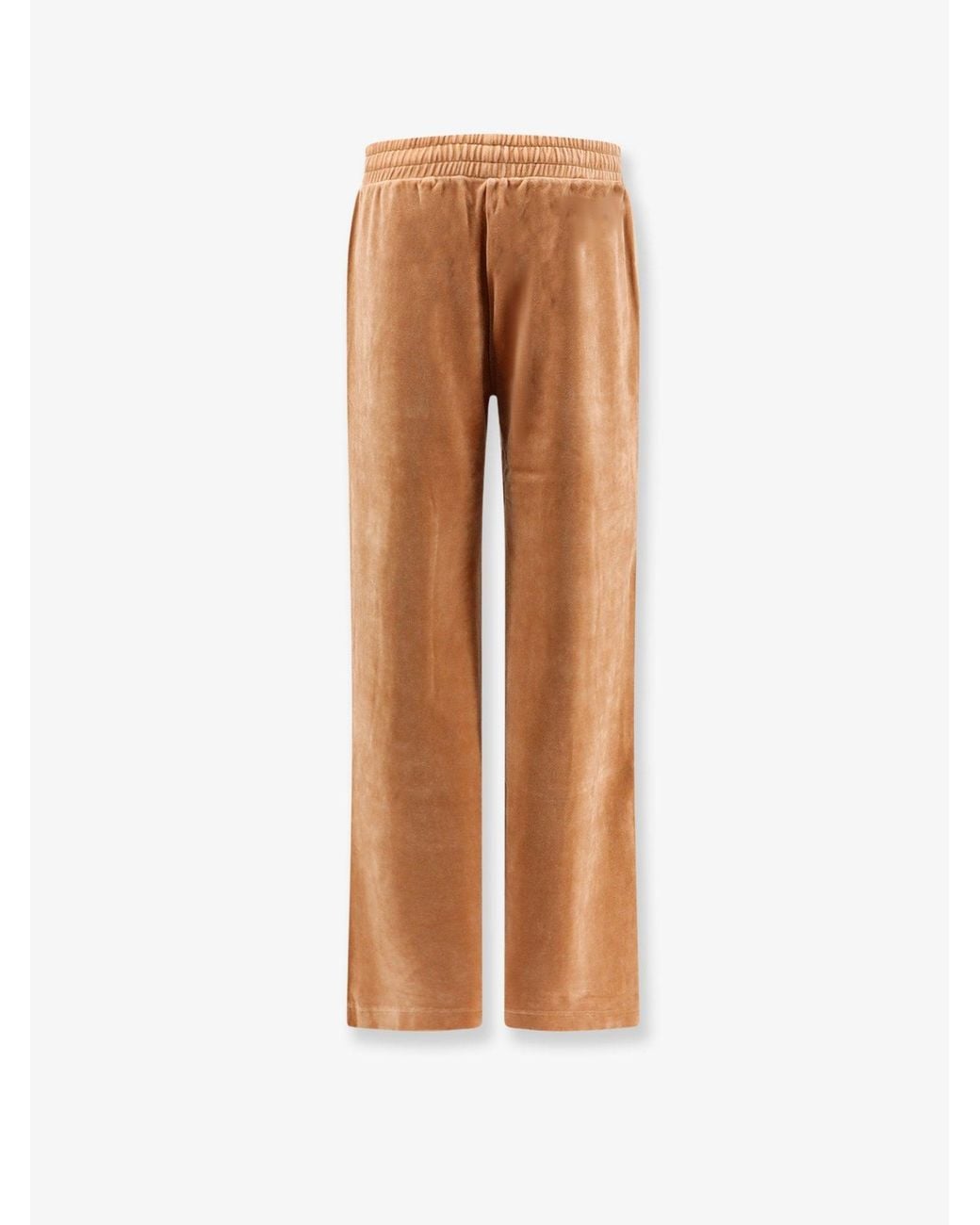 Chloé White Velvet Joggers Trousers