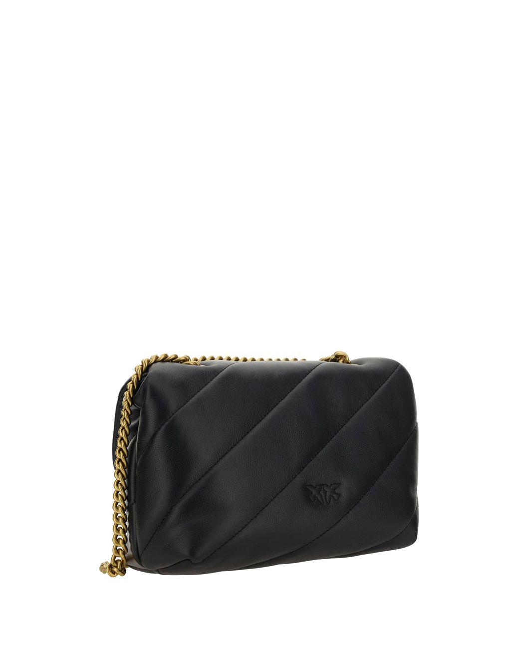 Pinko Black Shoulder Bag Love Mini Puff