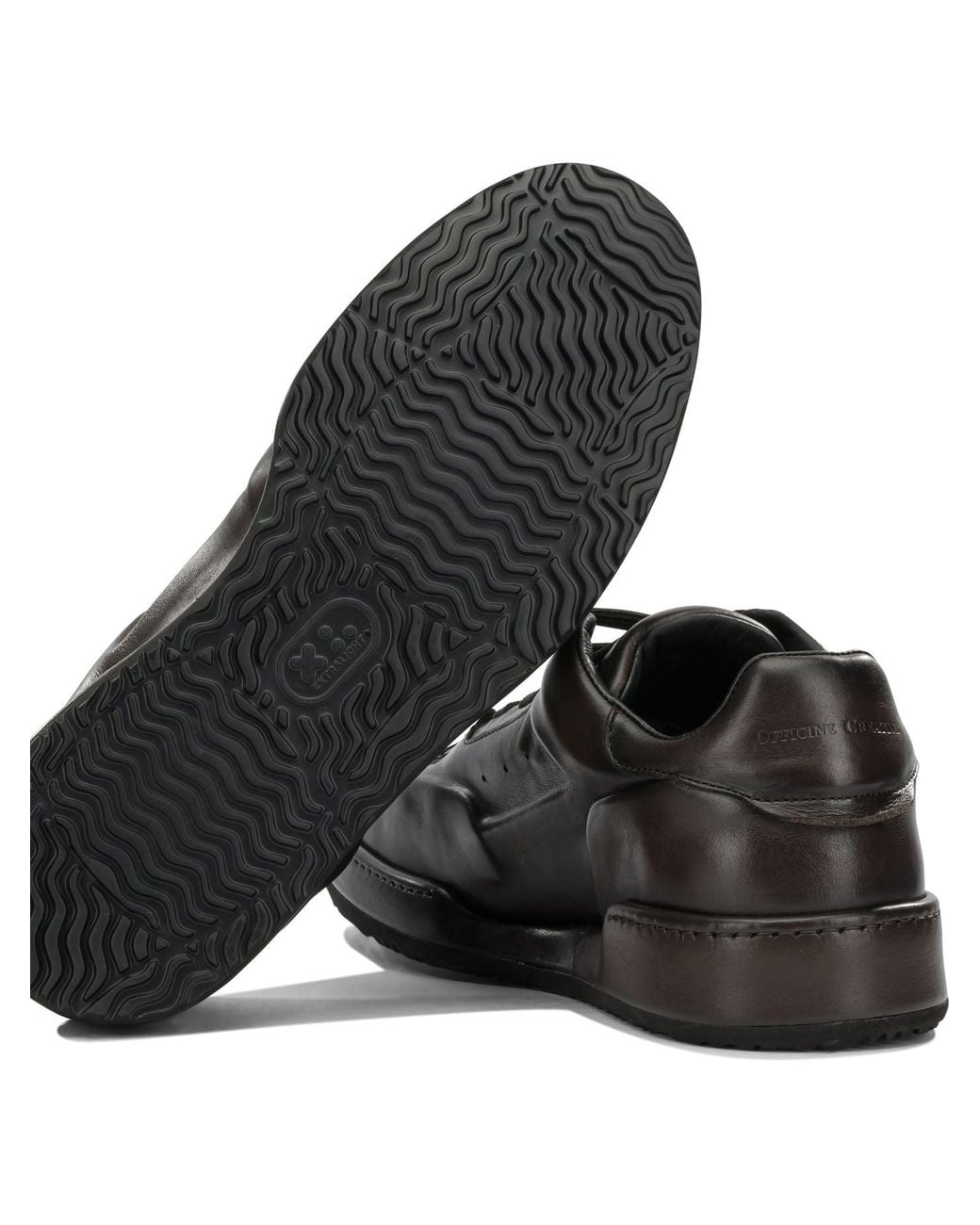 Officine Creative Black "Eraser 001" Low-Top Sneakers for men