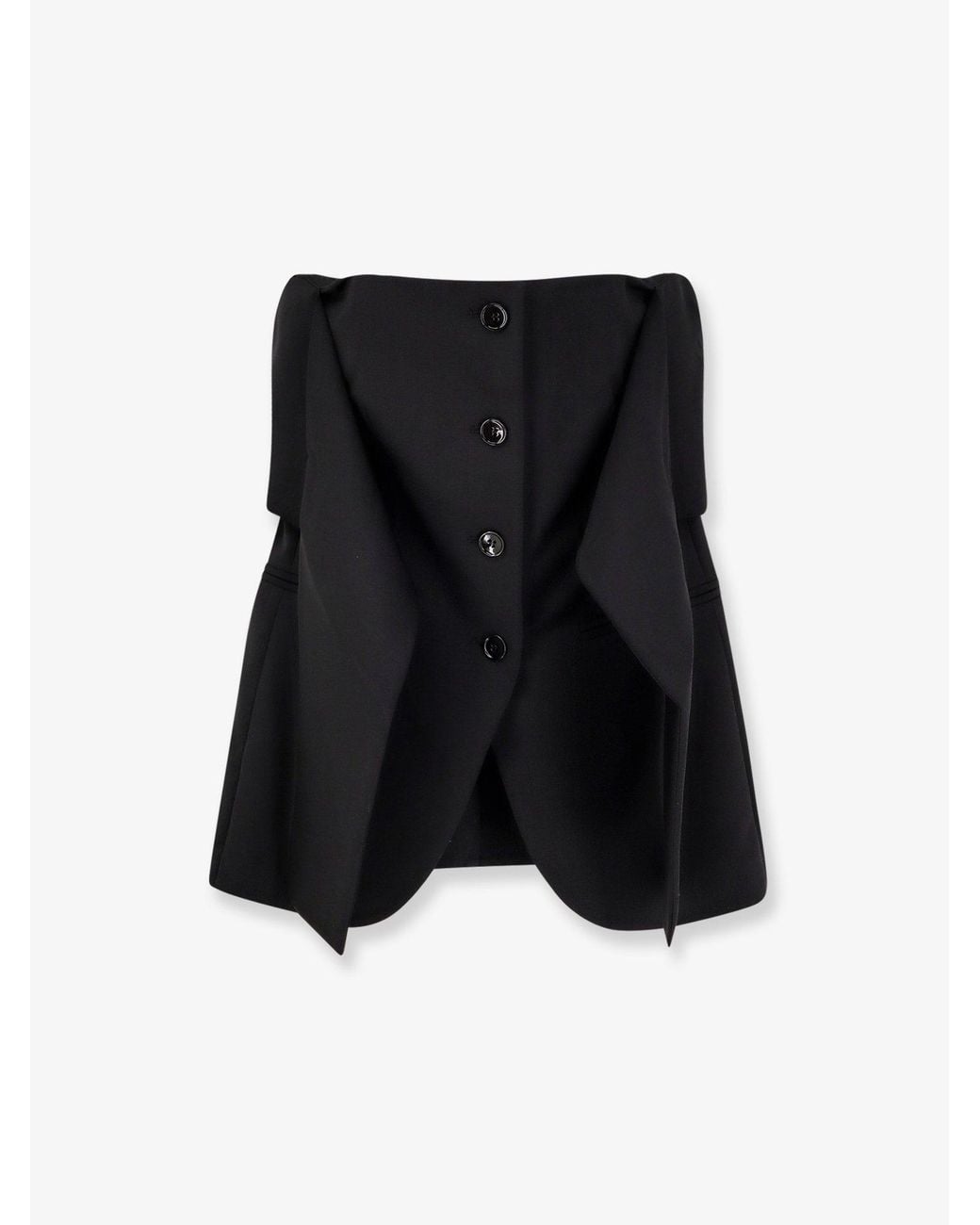 Max Mara Black T-Shirts And Polos Lana Vergine