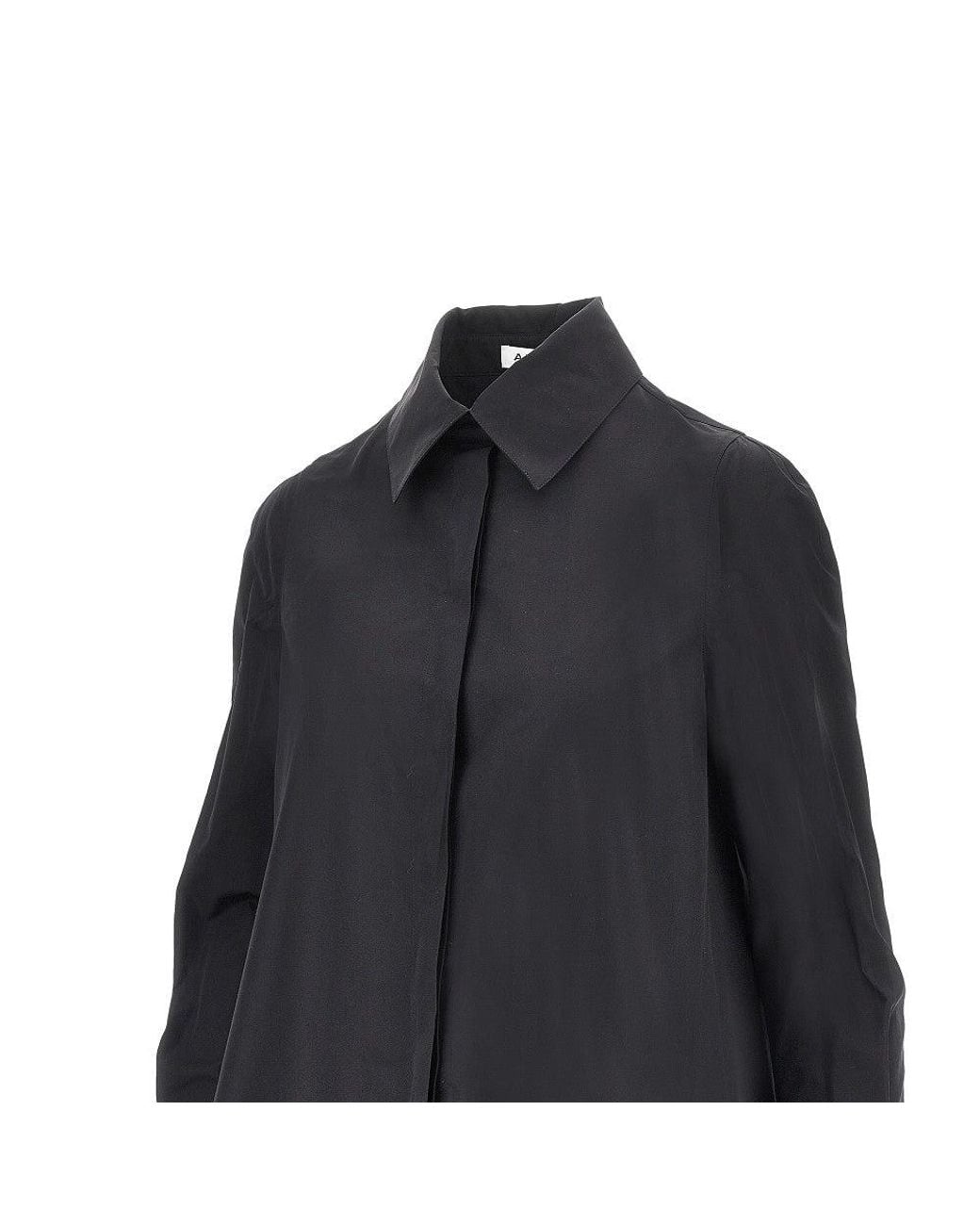 Alaïa Blue Poplin A-Line Mini Dress