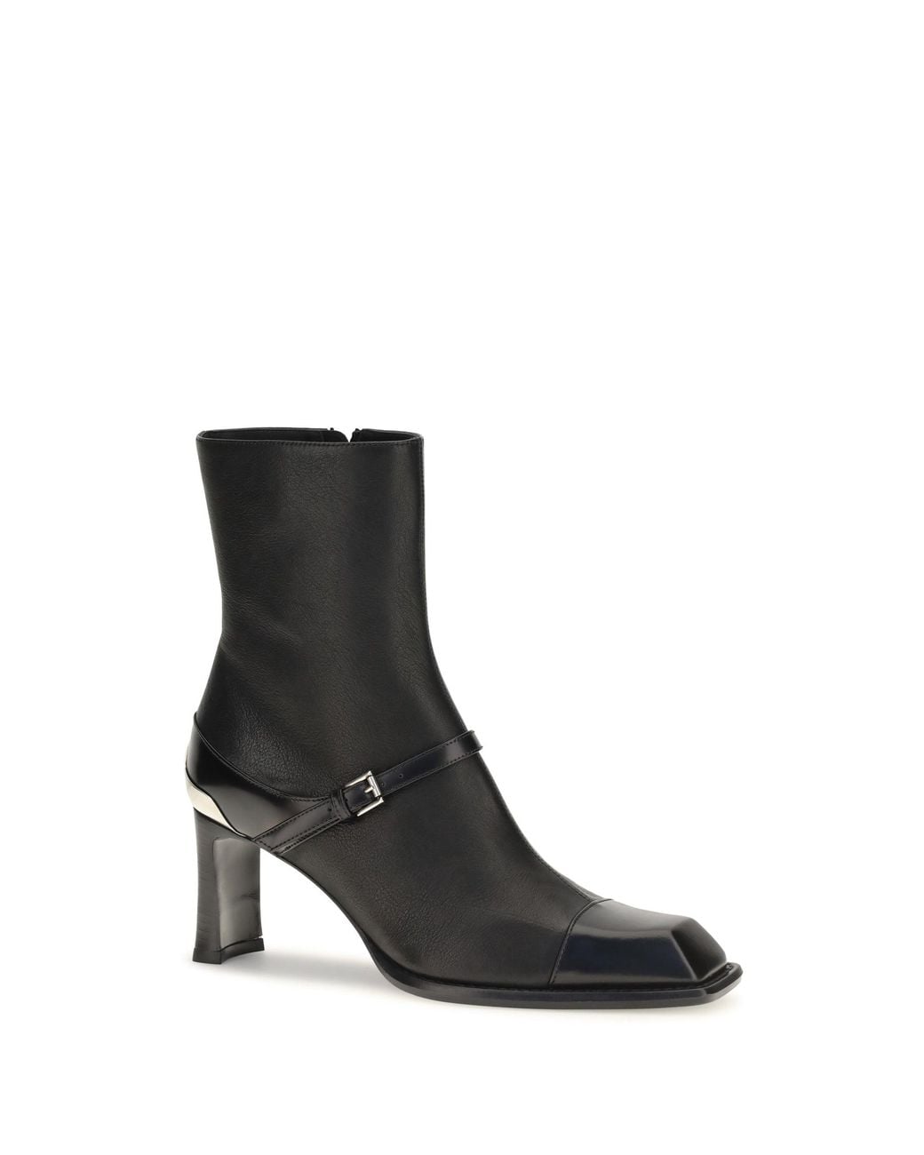 McQueen Black Niko Ankle Boots