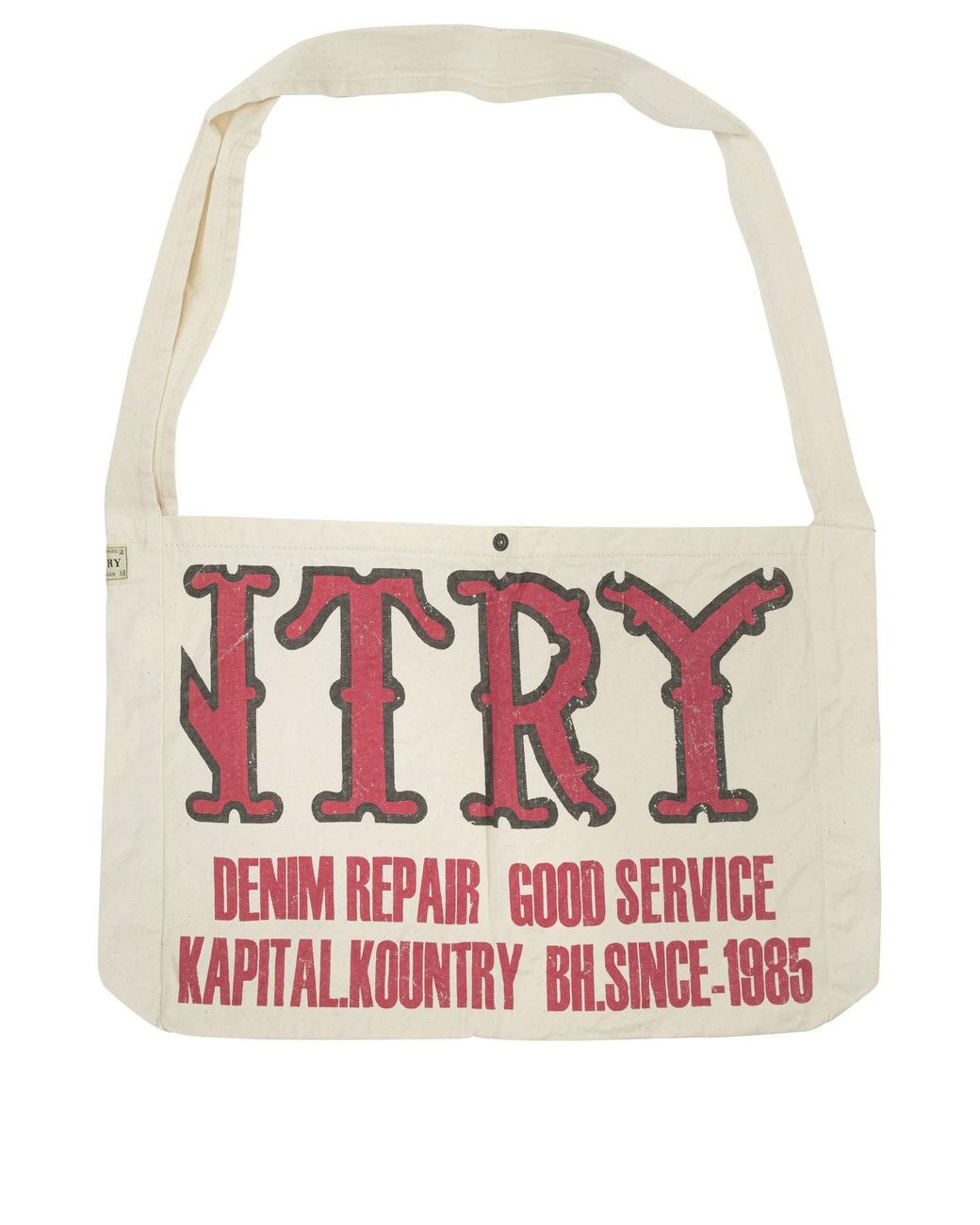 Kapital White Kountry Factory Book Bag for men