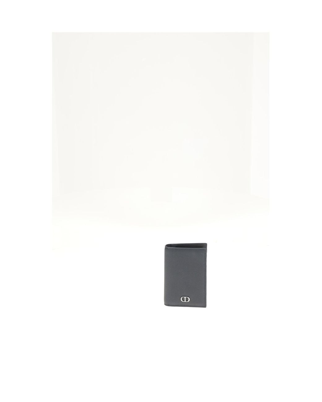 Dior White Cd Icon Vertical Wallet for men