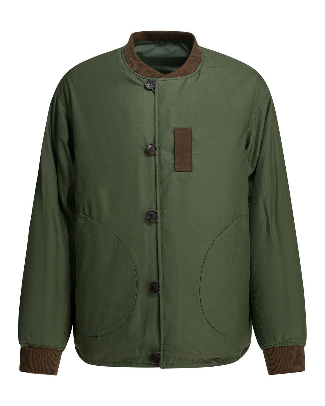 Visvim Green Wool Silk Jacket for men