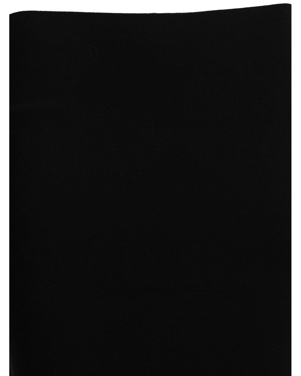 Rick Owens Black "Ankle" Long Skirt