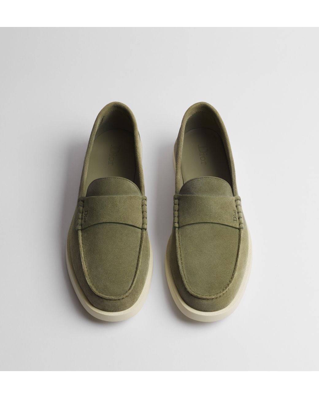 Dior Green Granville Loafers for men