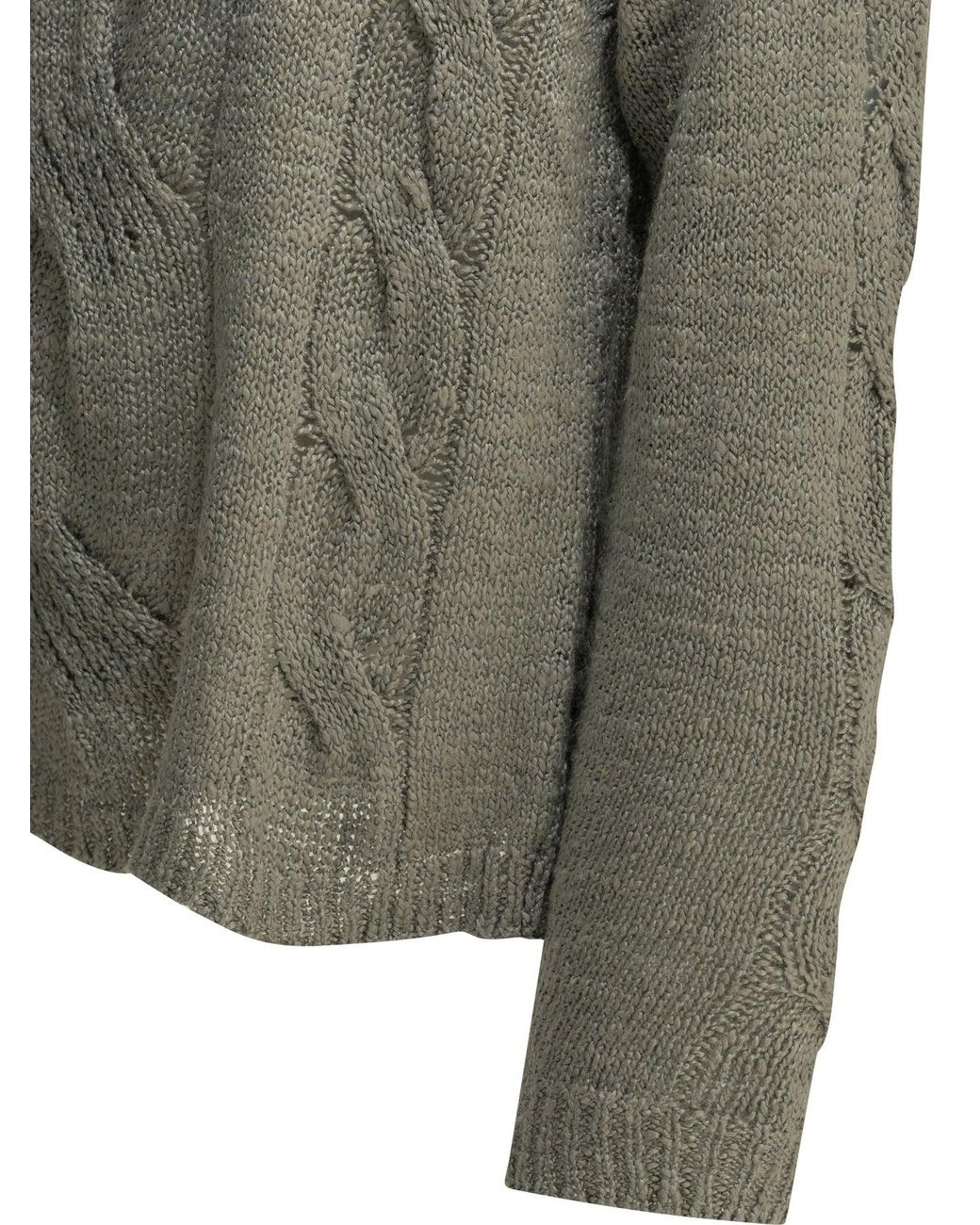 Our Legacy Green V-Neck Hemp Silk Sweater