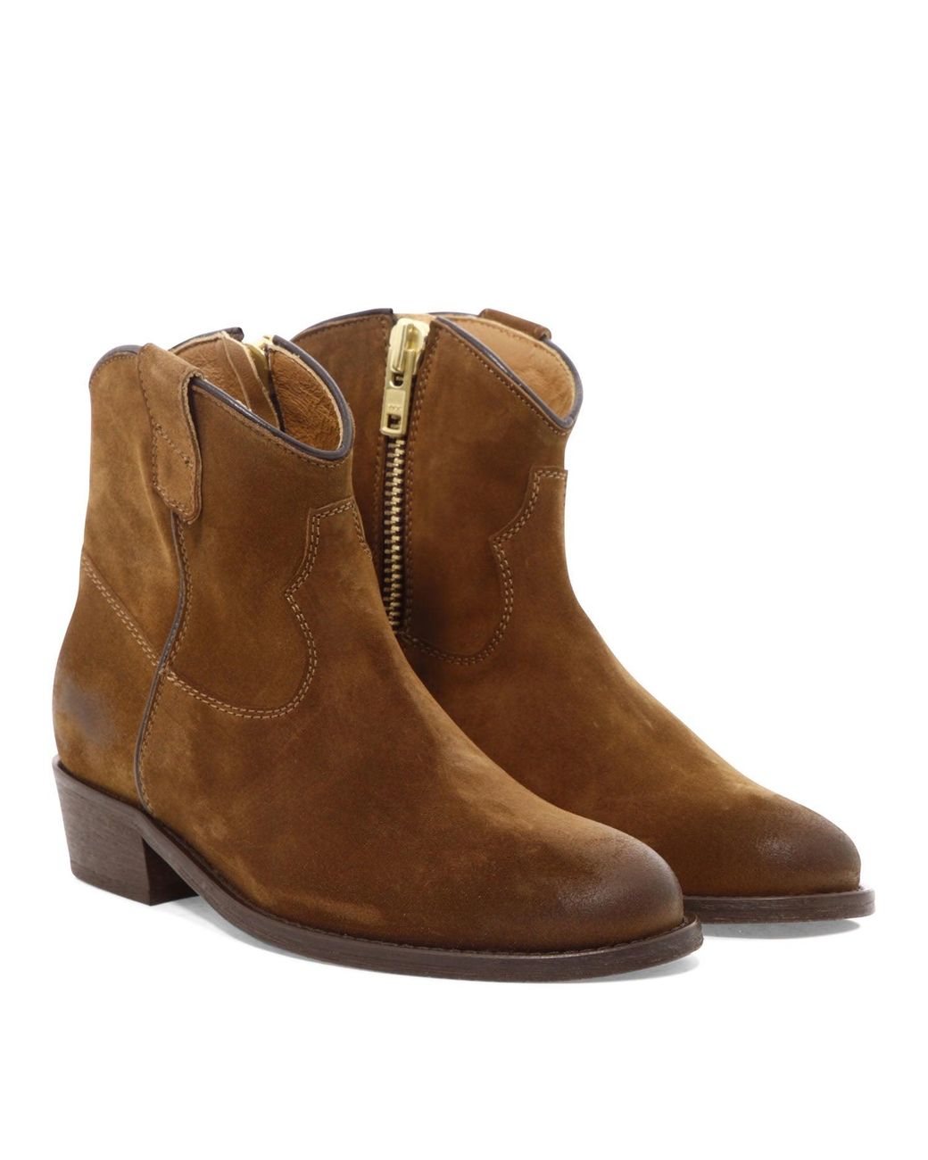 Via Roma 15 Brown Martora Ankle Boots
