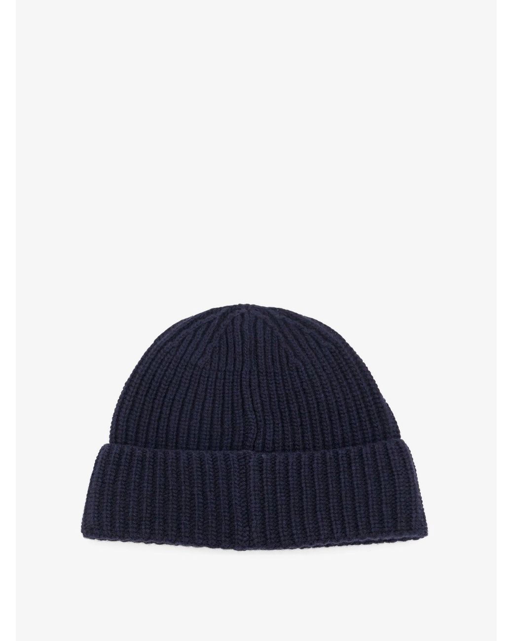 Stone Island Blue Geelong Virgin Wool Hat for men