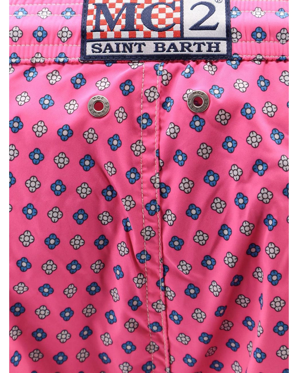 Mc2 Saint Barth Pink Swim Shorts for men