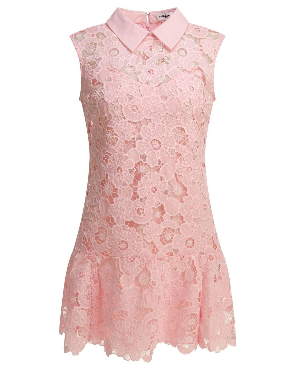 Self-Portrait Pink Short A-Line Dress