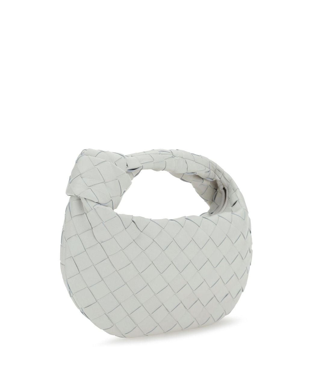 Bottega Veneta White Jodie Mini Handbag Chalk