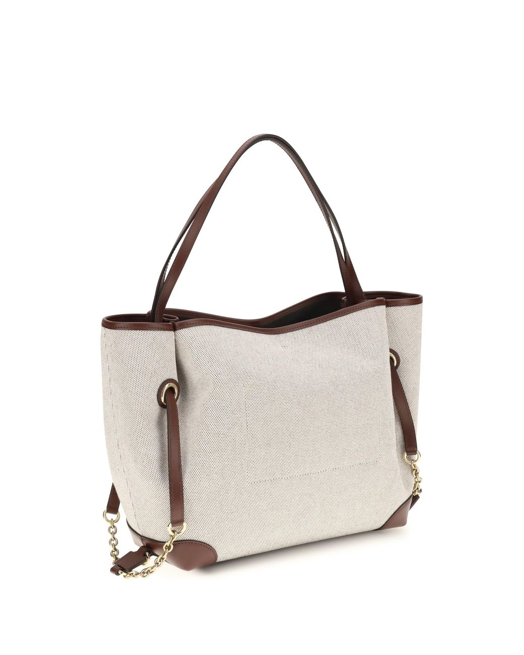 Chloé White Chloé Clover Tote Bag