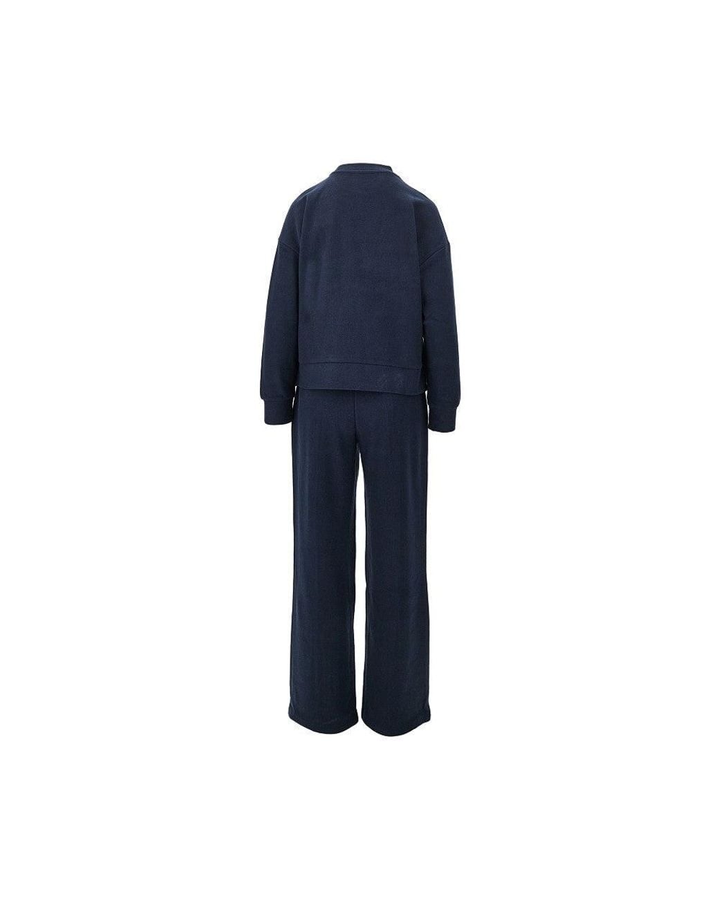 EA BODYWEAR Blue Cotton-Blend Two-Piece Set