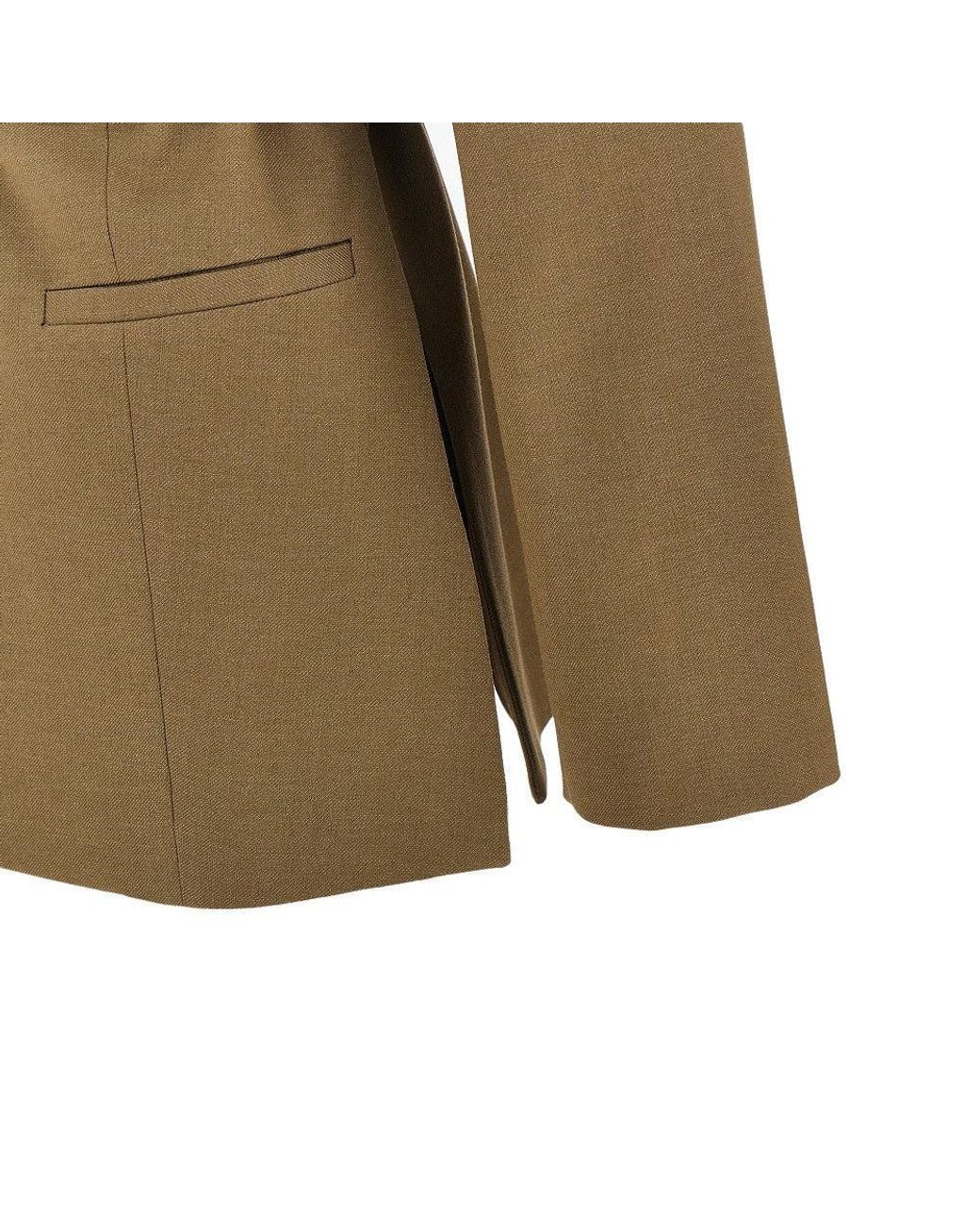Pinko Green Gabardine Jacket With Belt