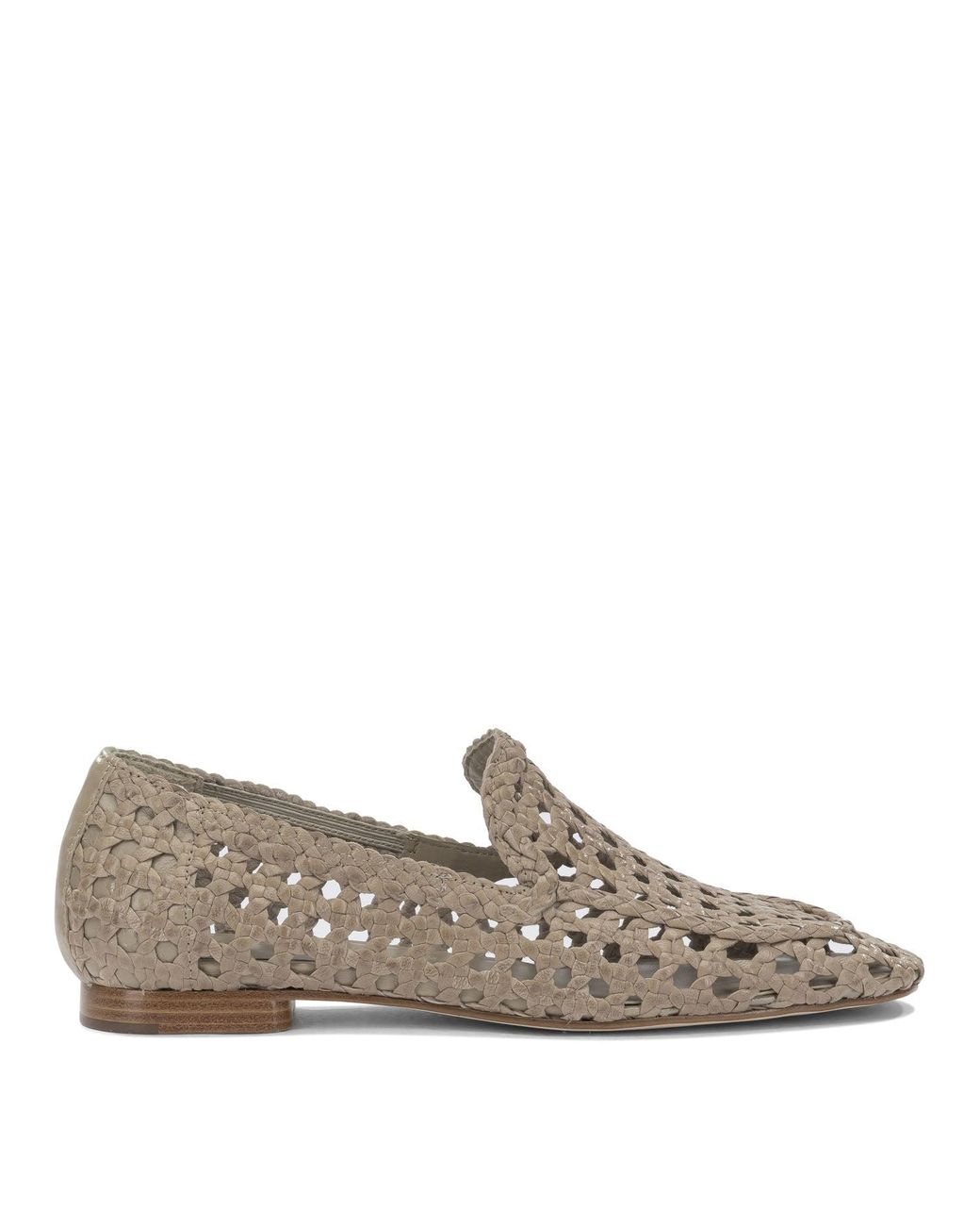 Pons Quintana Gray Leather Loafers
