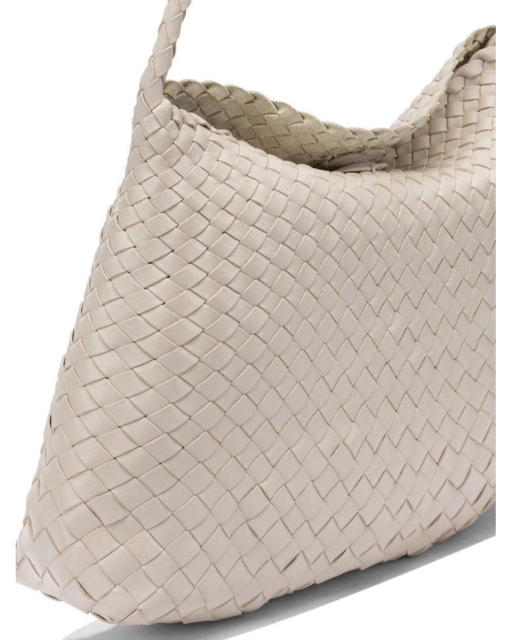 Dragon Diffusion Natural Santa Maria Shoulder Bags White
