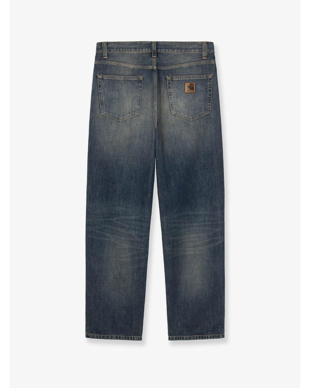 Carhartt Blue Aaron Pant Denim Jeans for men