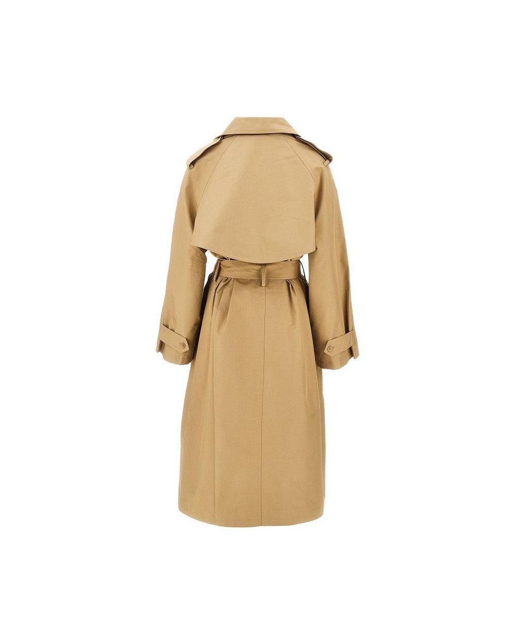 Frankie Shop Natural 'Riva' Oversized Trench Coat