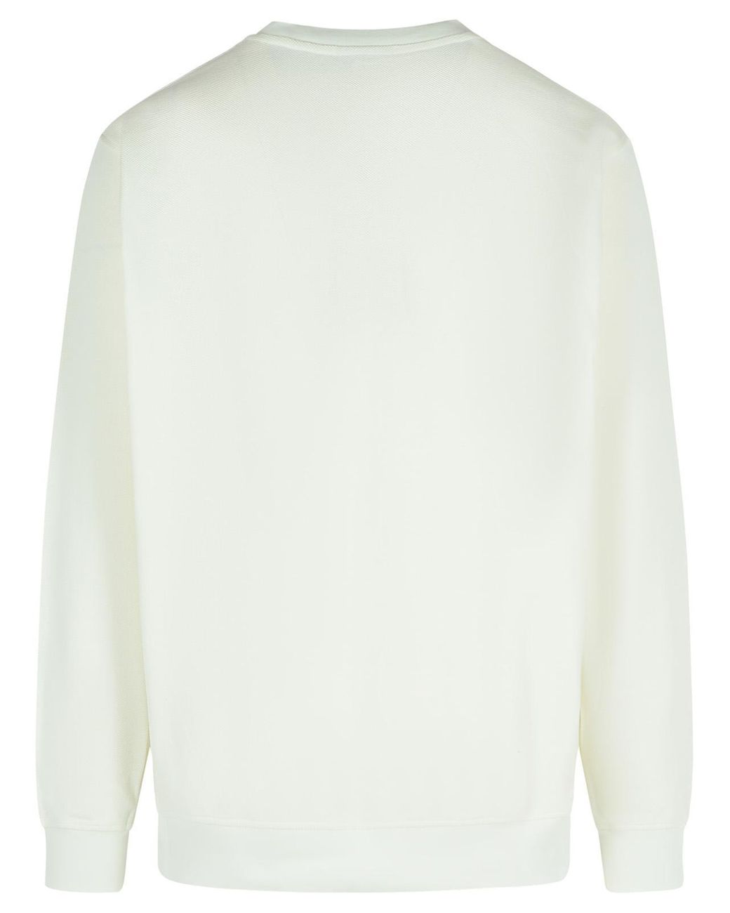 Drole de Monsieur White Tennis Cotton Sweatshirt for men