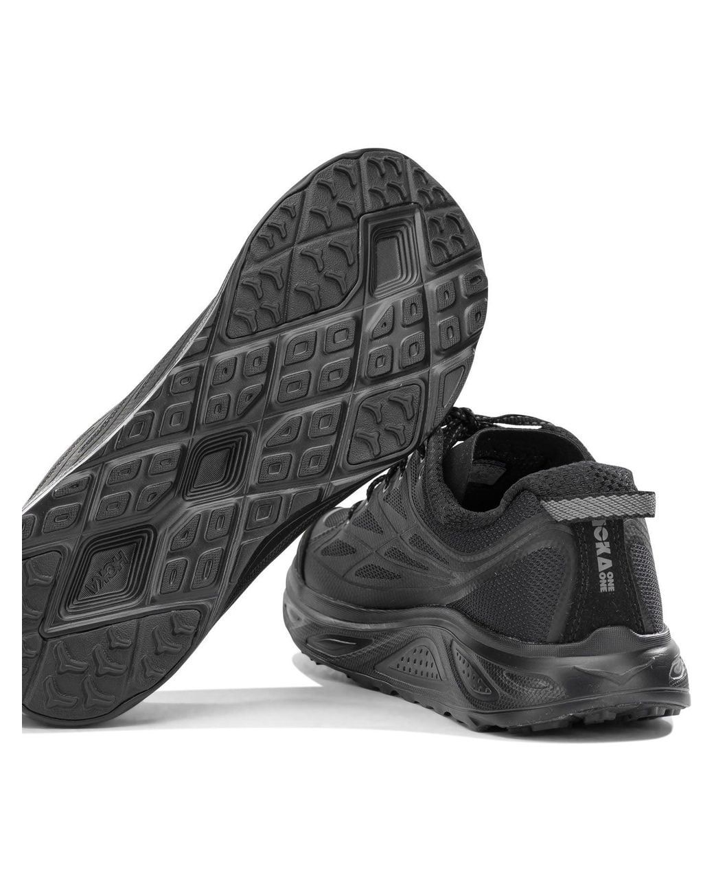 Hoka One One Black "Huaka Pro" Low-Top Sneakers for men