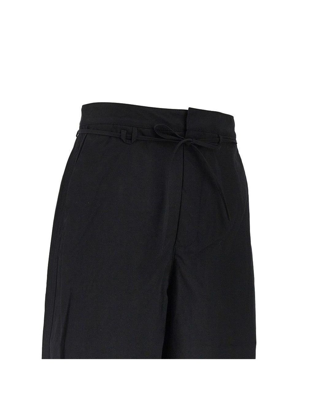 Jacquemus Black 'Marin' Cotton Poplin Pants for men