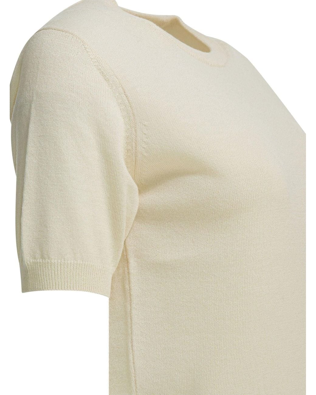 Auralee Natural Cashmere Crewneck Sweater Ivory
