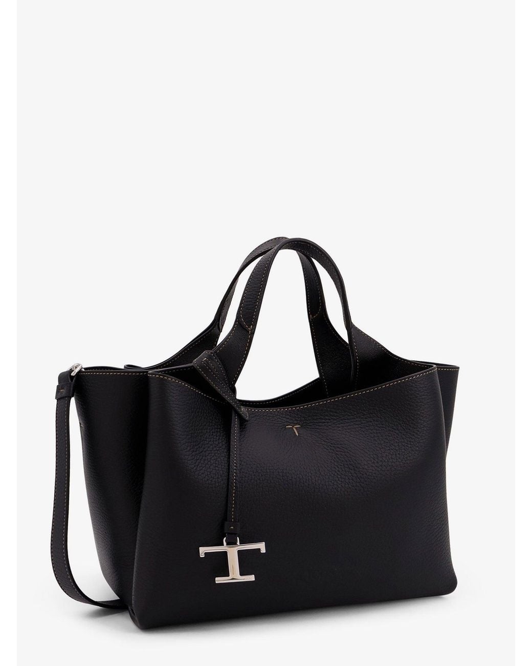 Tod's Black Leather Shoulder Bag