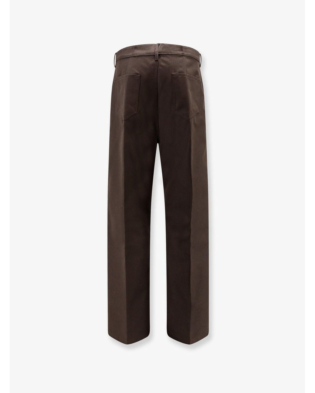 Rick Owens Brown Geth Recycled Material Trousers for men