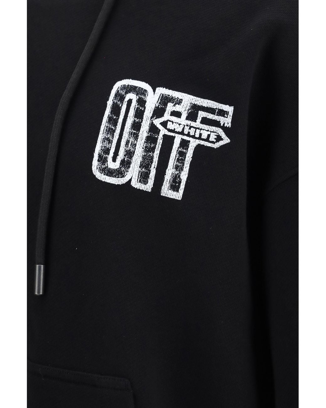 Off-White c/o Virgil Abloh Black Motion Arrow Hoodie for men