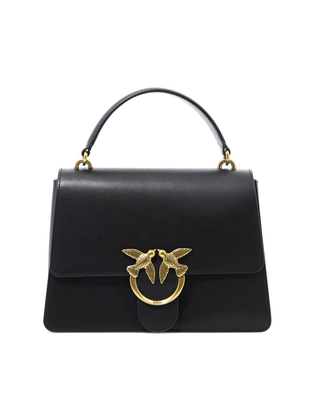 Pinko Black "love One" Handbag
