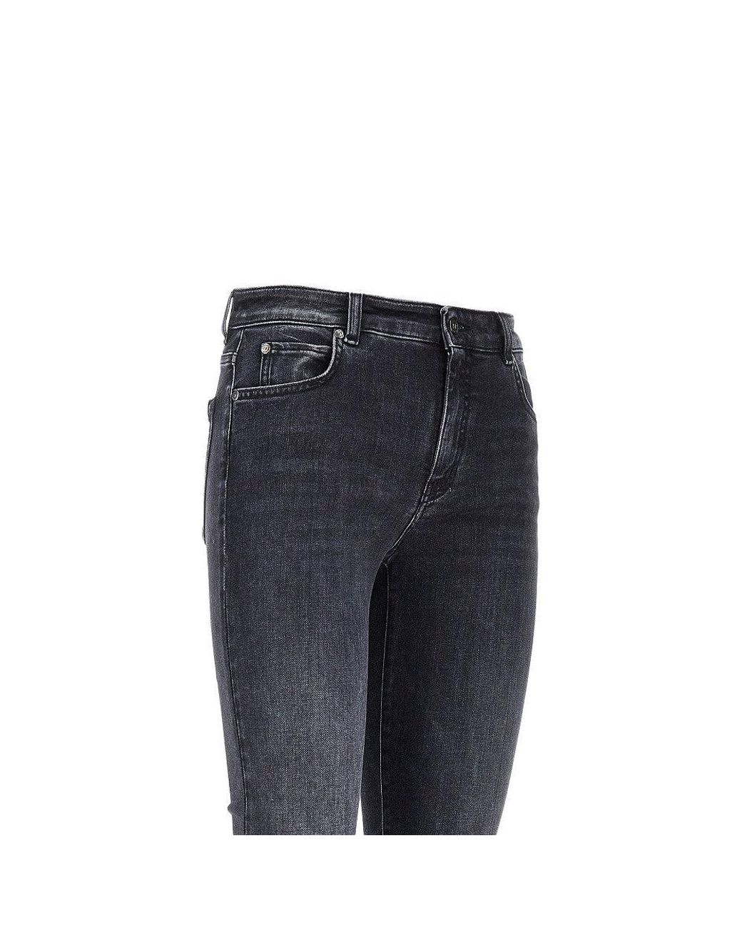 Weekend by Maxmara Blue Cotton Denim Oversized Jeans