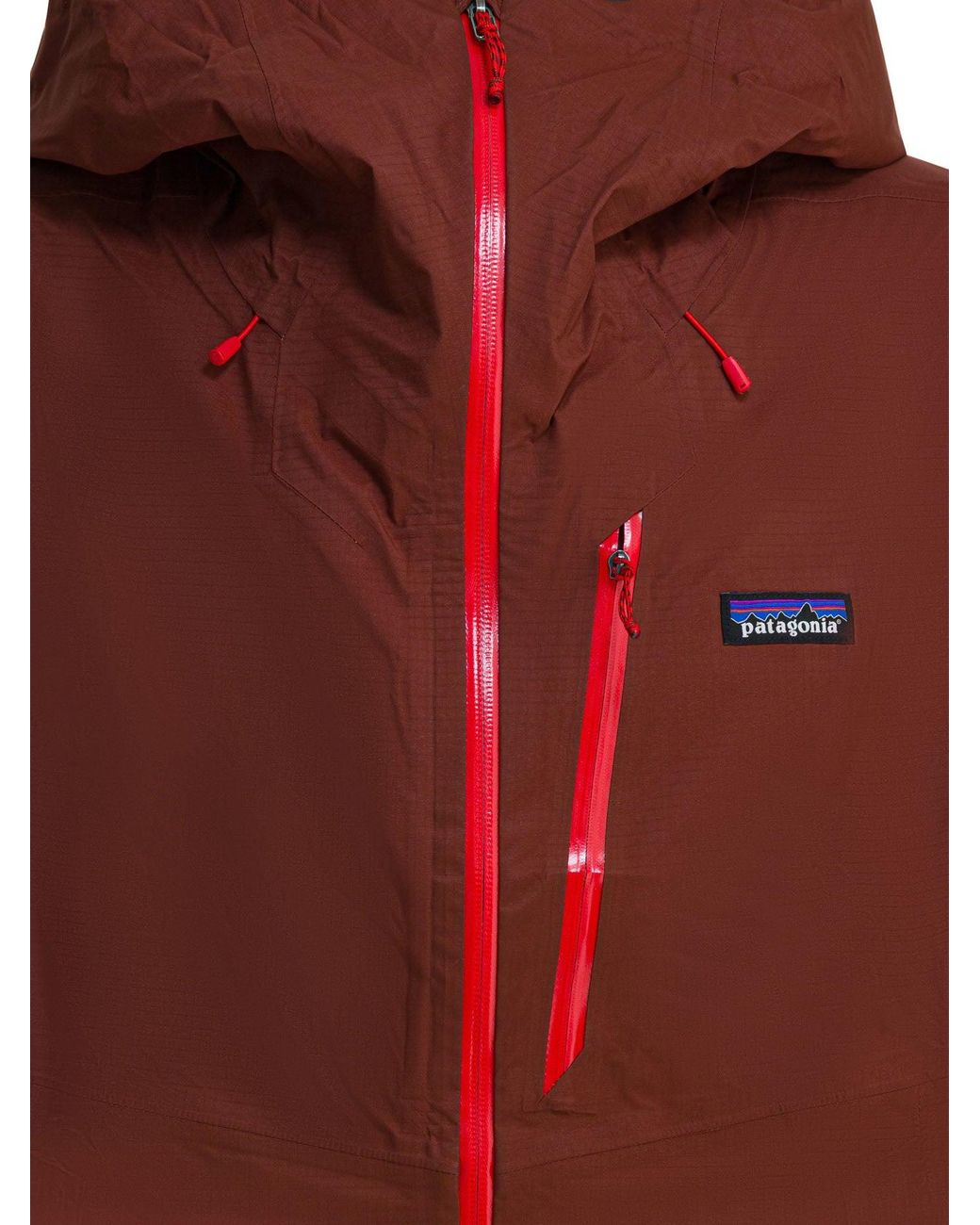 Patagonia Red "Granite Crest Rain Jacket" Technical Jacket for men