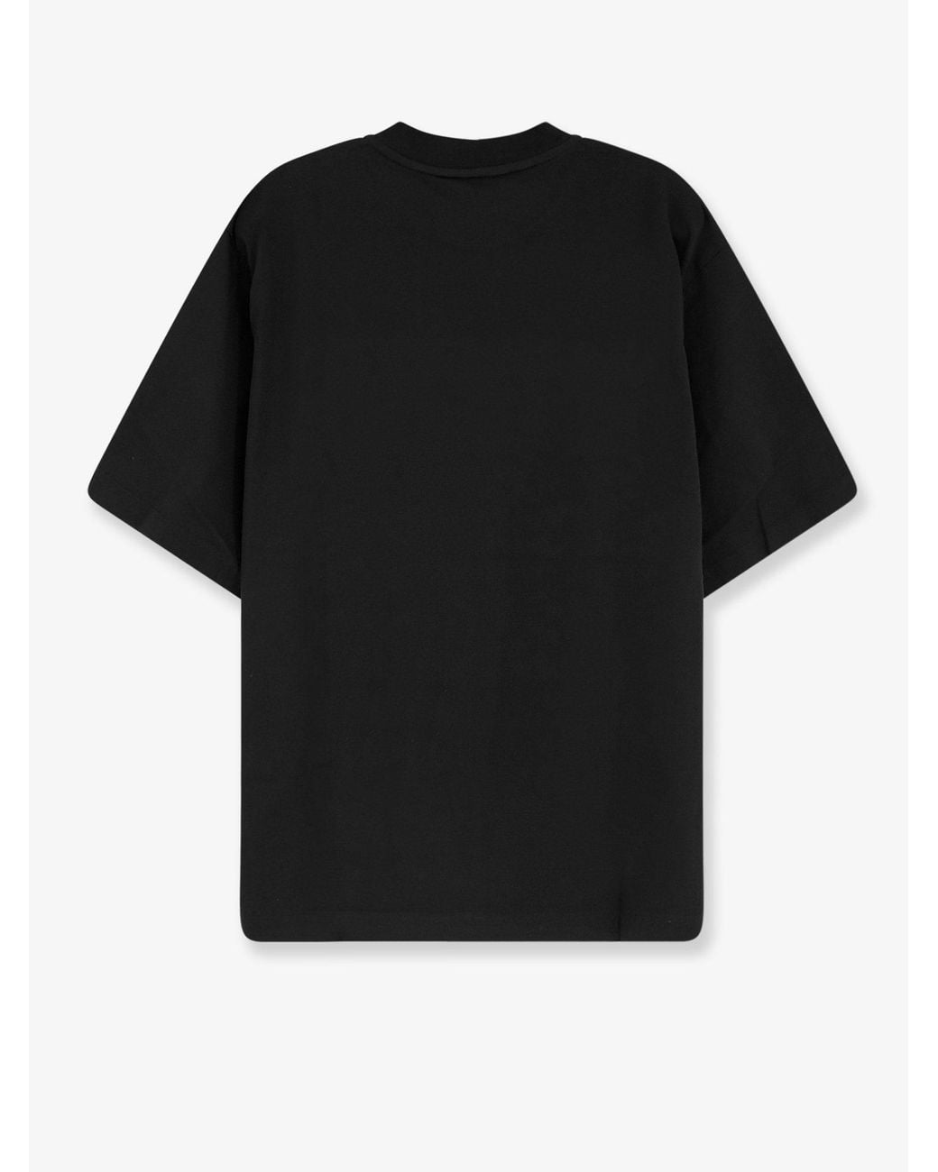 Hevò Black Mulino Cotton T-Shirt for men