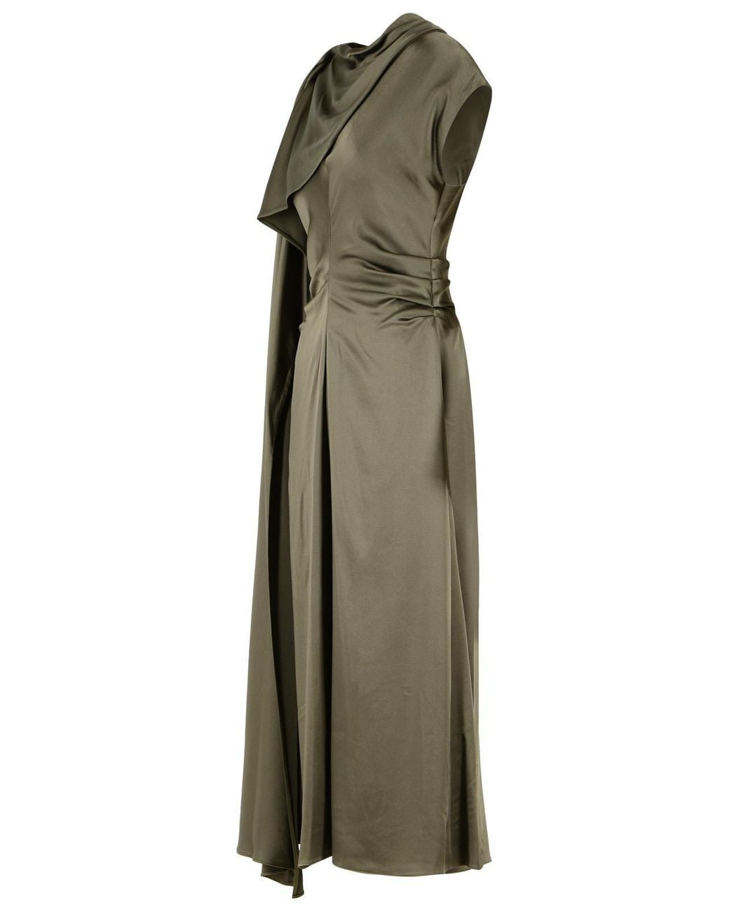 Jonathan Simkhai Green 'Jacka' Satin Midi Dress