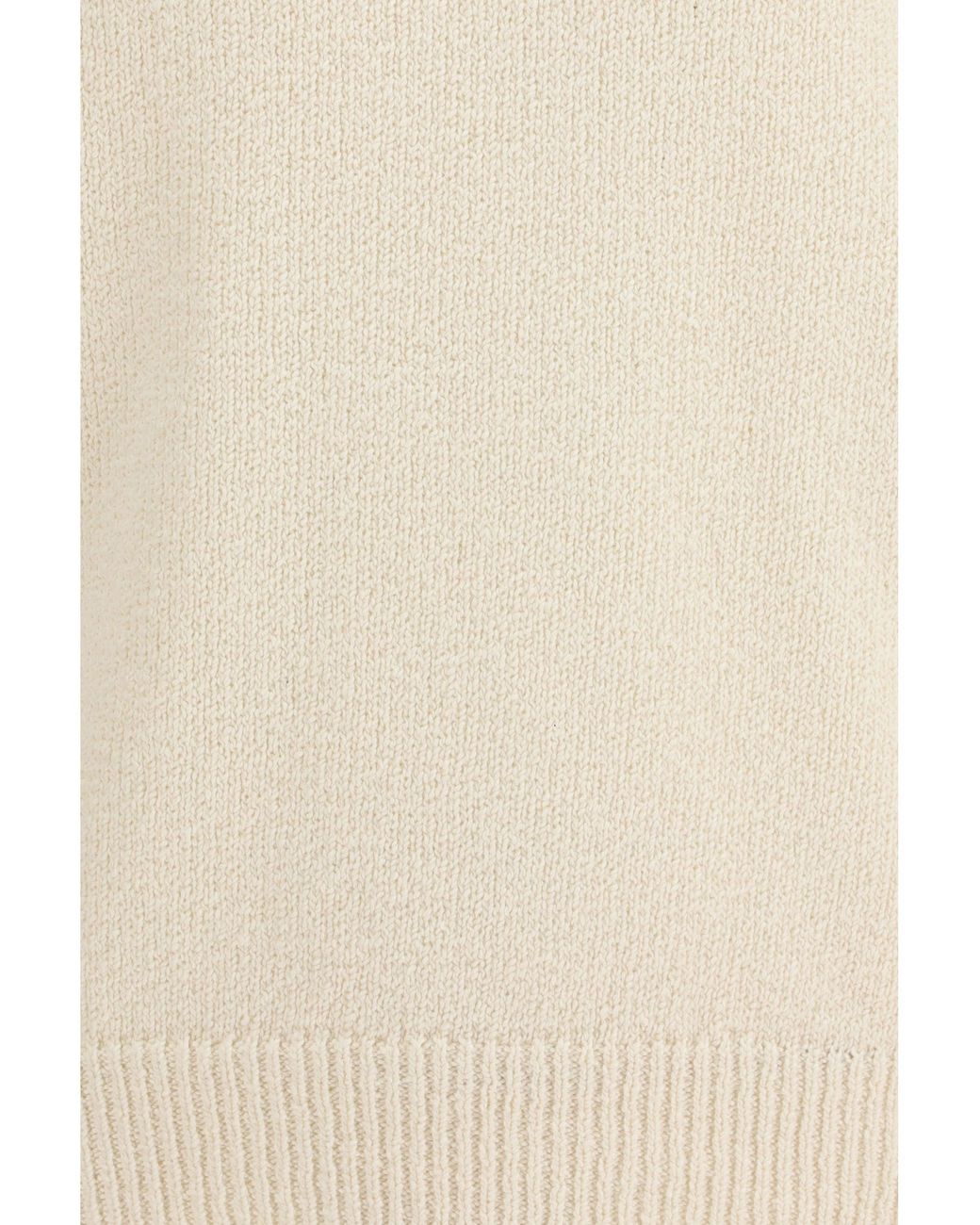 Umit Benan White Crewneck Sweater Ralph Cotton for men