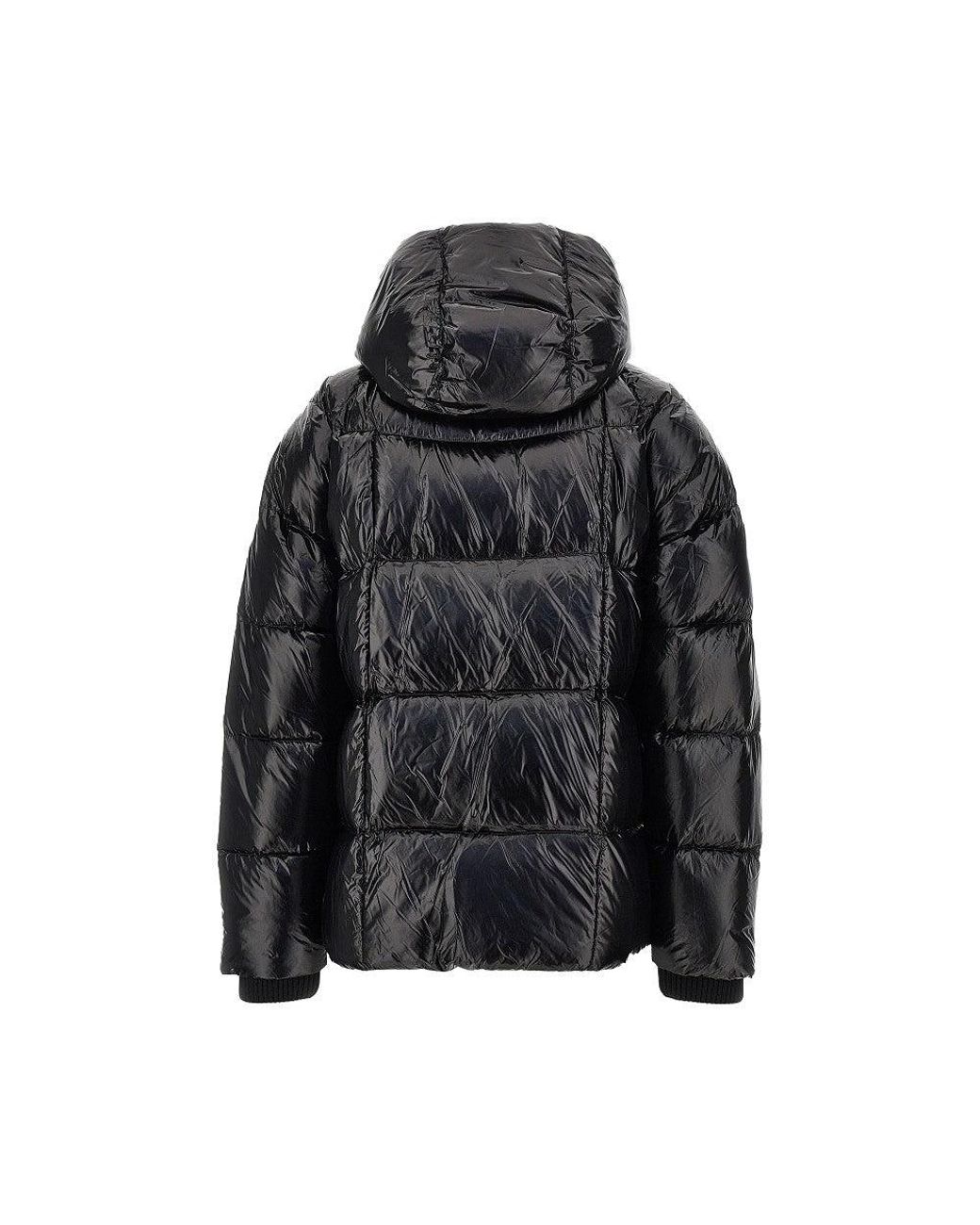 DSquared² Black Quilted And Padded Nylon Downjacket for men