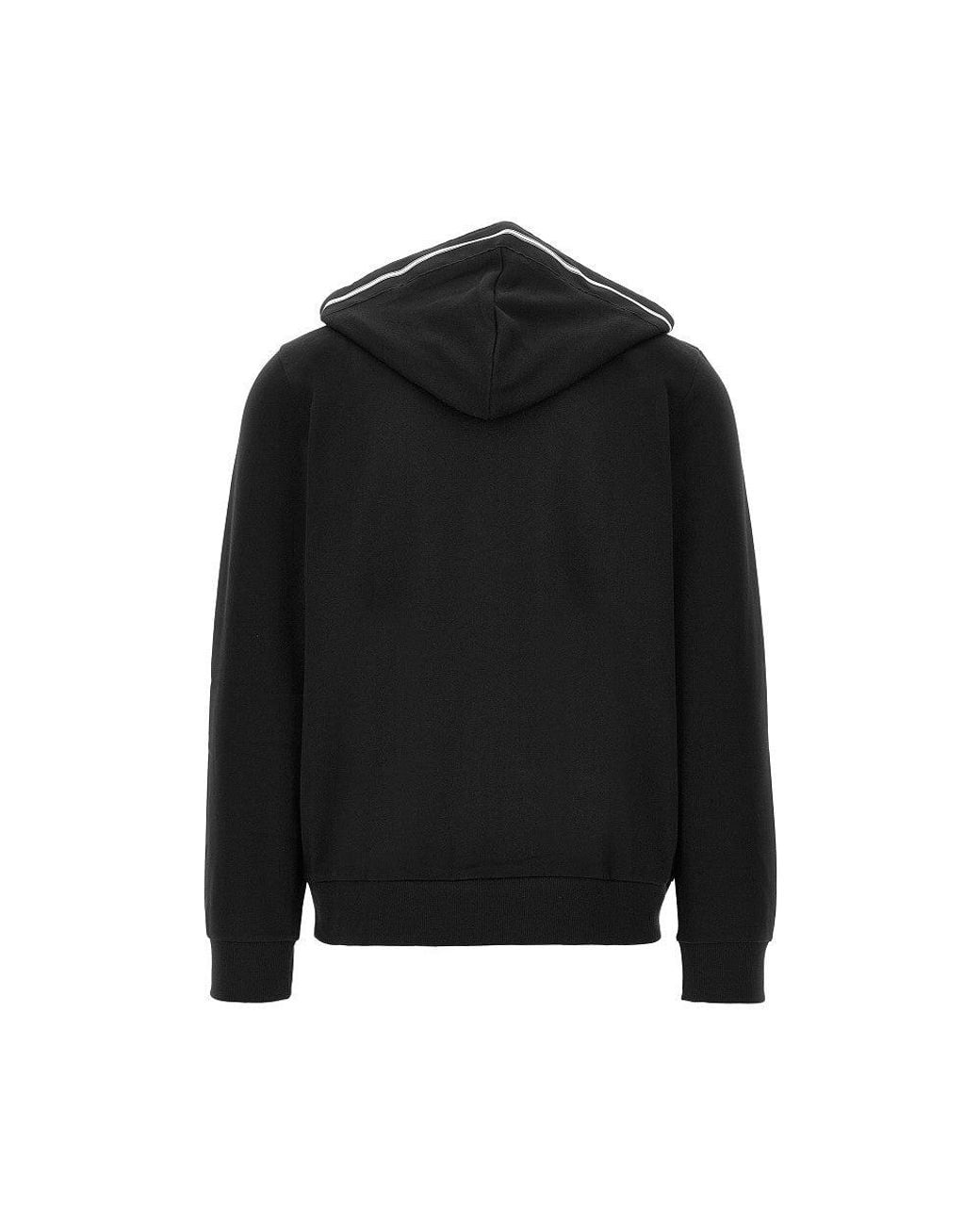 EA BODYWEAR Black Loungewear Hoodie for men