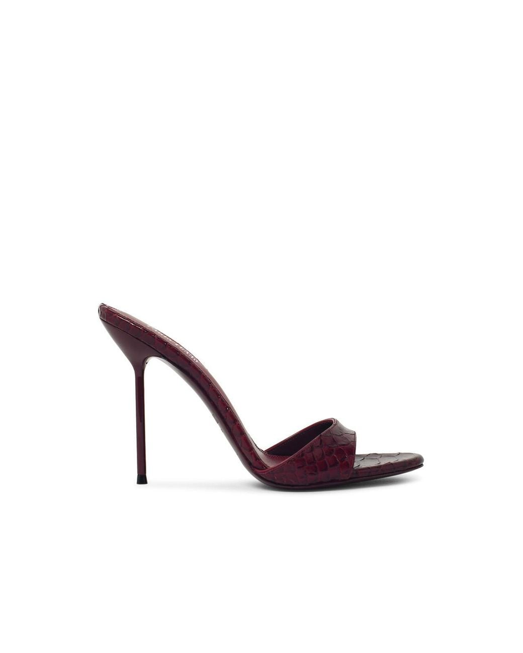 Paris Texas Red 'Lidia 105' Deep Leather Mules
