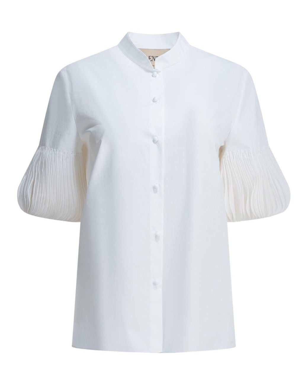 Valentino White Embroidered Casual Shirt