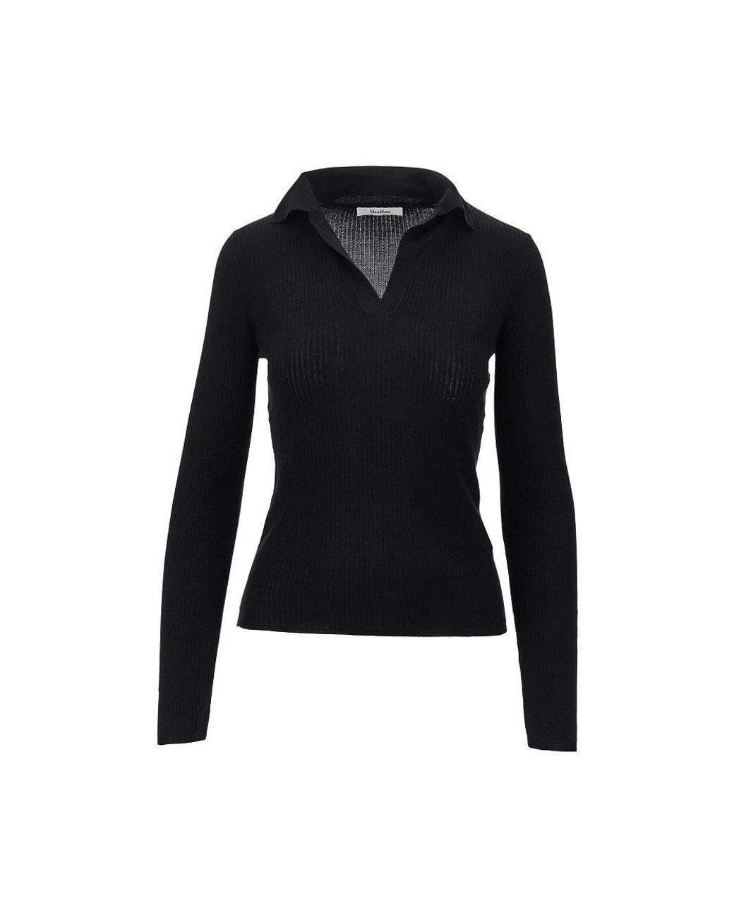 Max Mara Natural Cashmere And Silk-Blend Knitted Polo Shirt