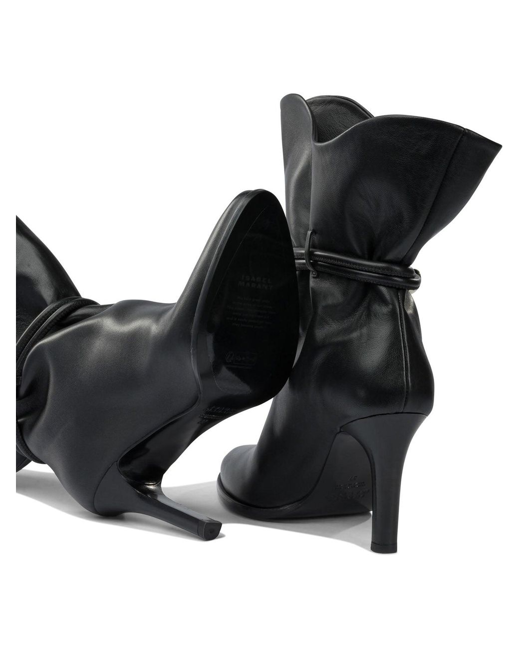 Isabel Marant Black "Lolya" 80Mm Ankle Boots