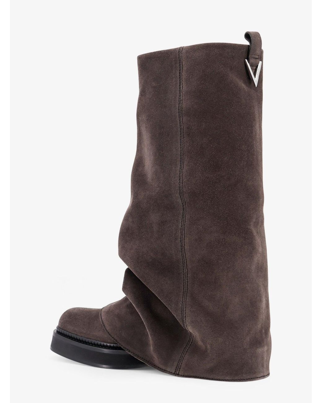 The Attico Brown Robin Suede Boots