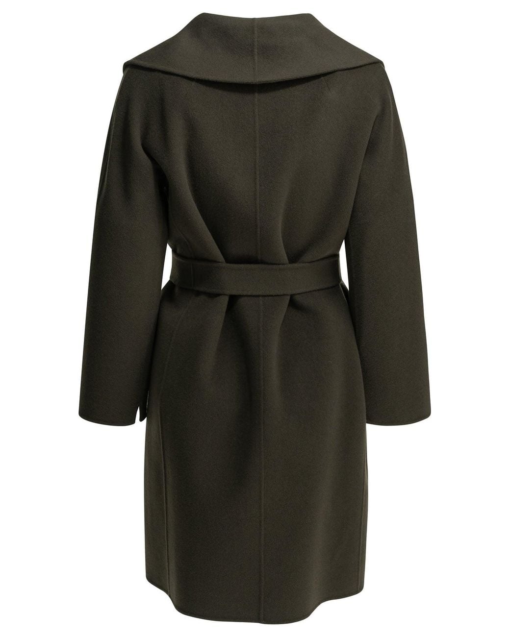 Max Mara Black Long Wool Coat